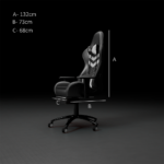 Gaming Gears Ace Chair integrated retractable leg rest with Adjustable Comfort - Image 3