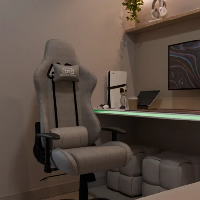 Gaming Gears Ghost Chair with Adjustable Arm Rest Dominate in Comfort